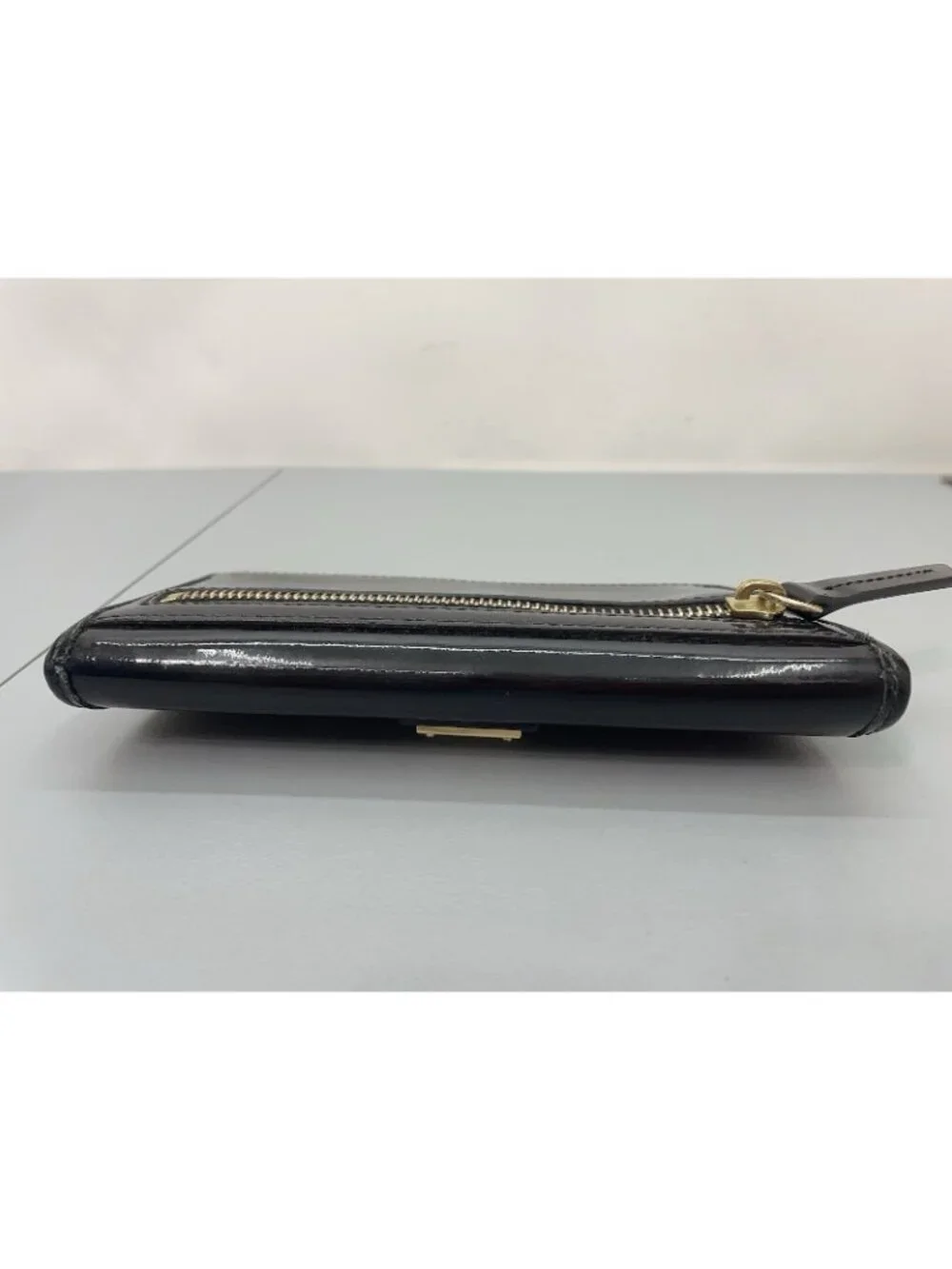 Dooney & Bourke Continental Clutch Wallet Patent Leather Black